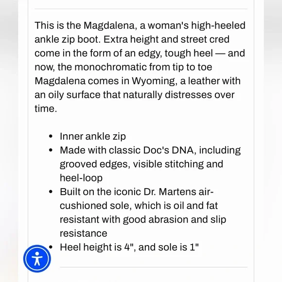 Dr. Martens Black Heeled Boots - Picture 10 of 13